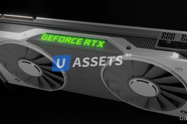 3D Model Nvdia GeForce RTX 2080