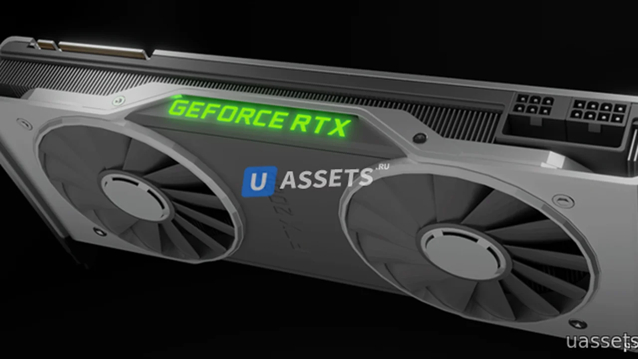 3D Model Nvdia GeForce RTX 2080