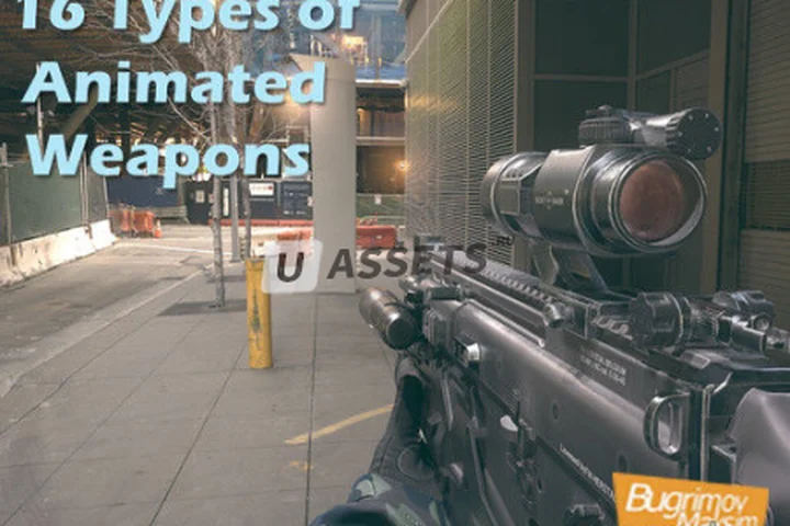 Animated Hands with Weapons Pack