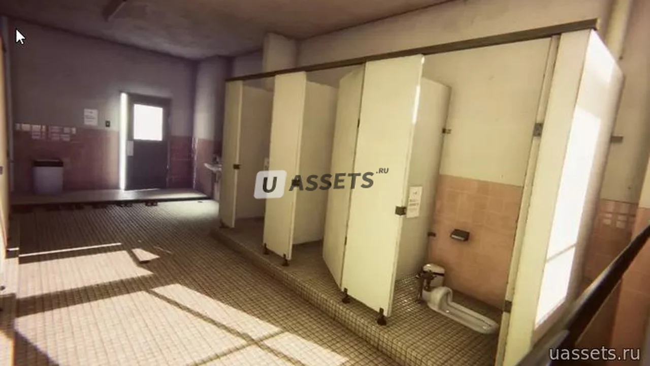Japanese School Restroom
