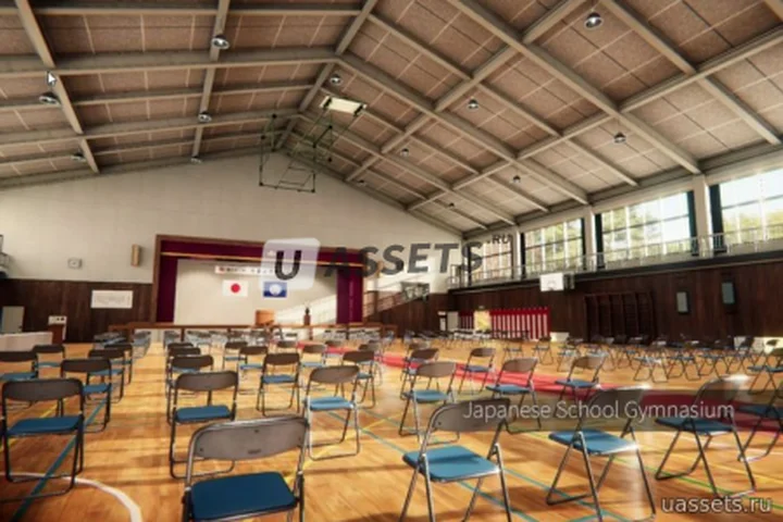 Japanese School Gymnasium