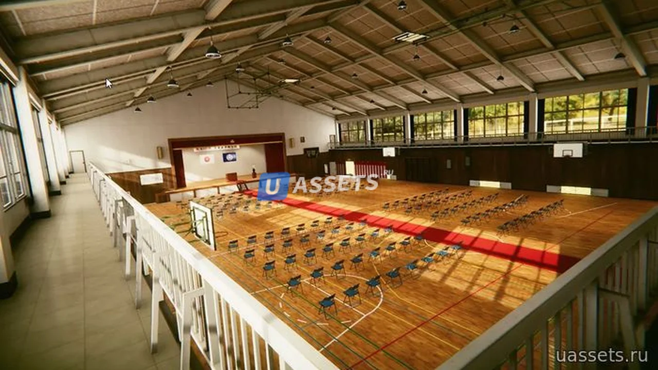 Japanese School Gymnasium