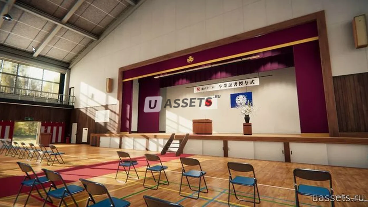 Japanese School Gymnasium