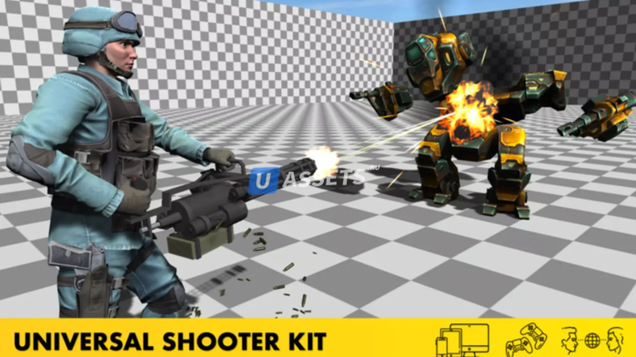 Universal Shooter Kit: FPS, TPS, TDS
