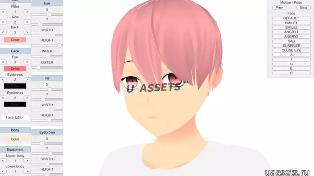 Customizable Anime Boy (Beta)