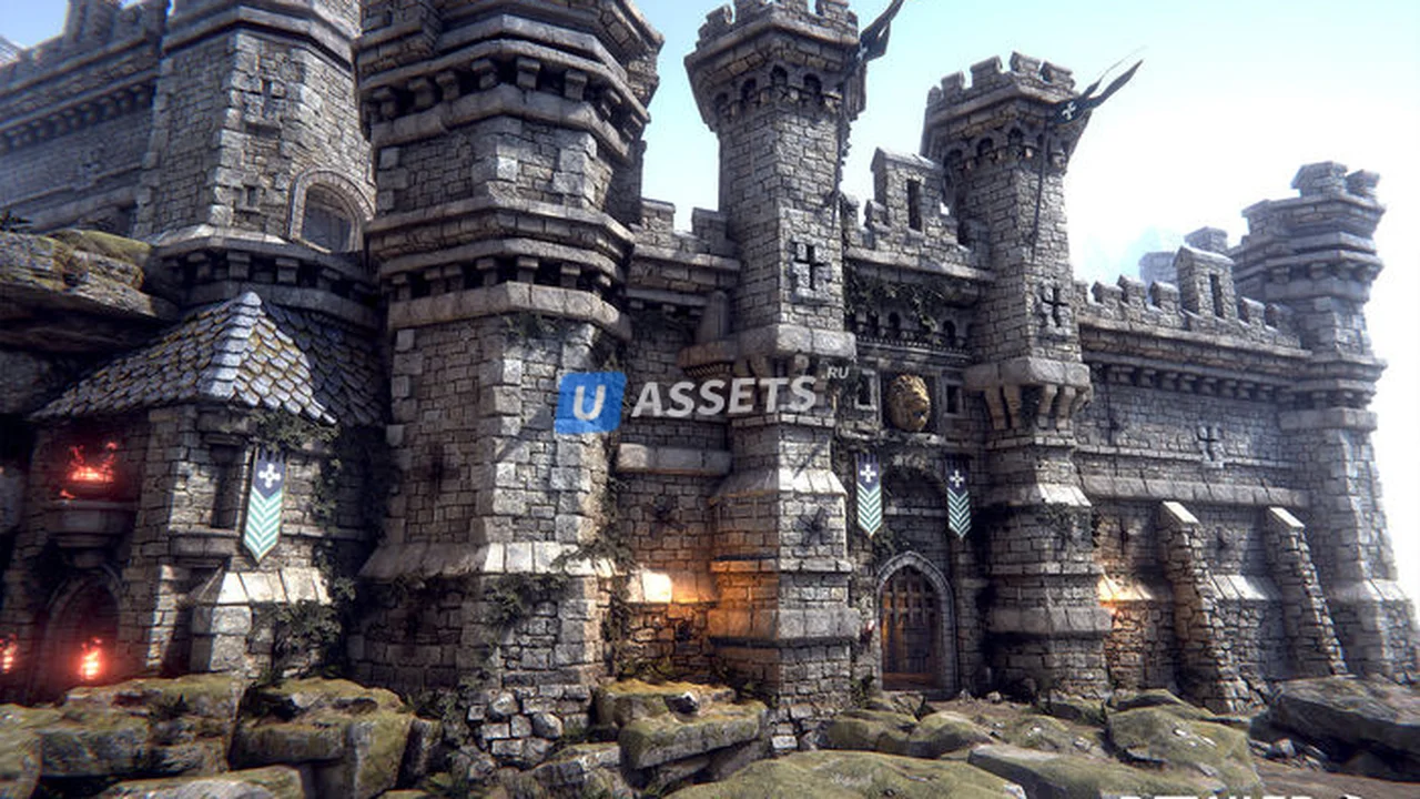 DETAILED - Medieval Castle