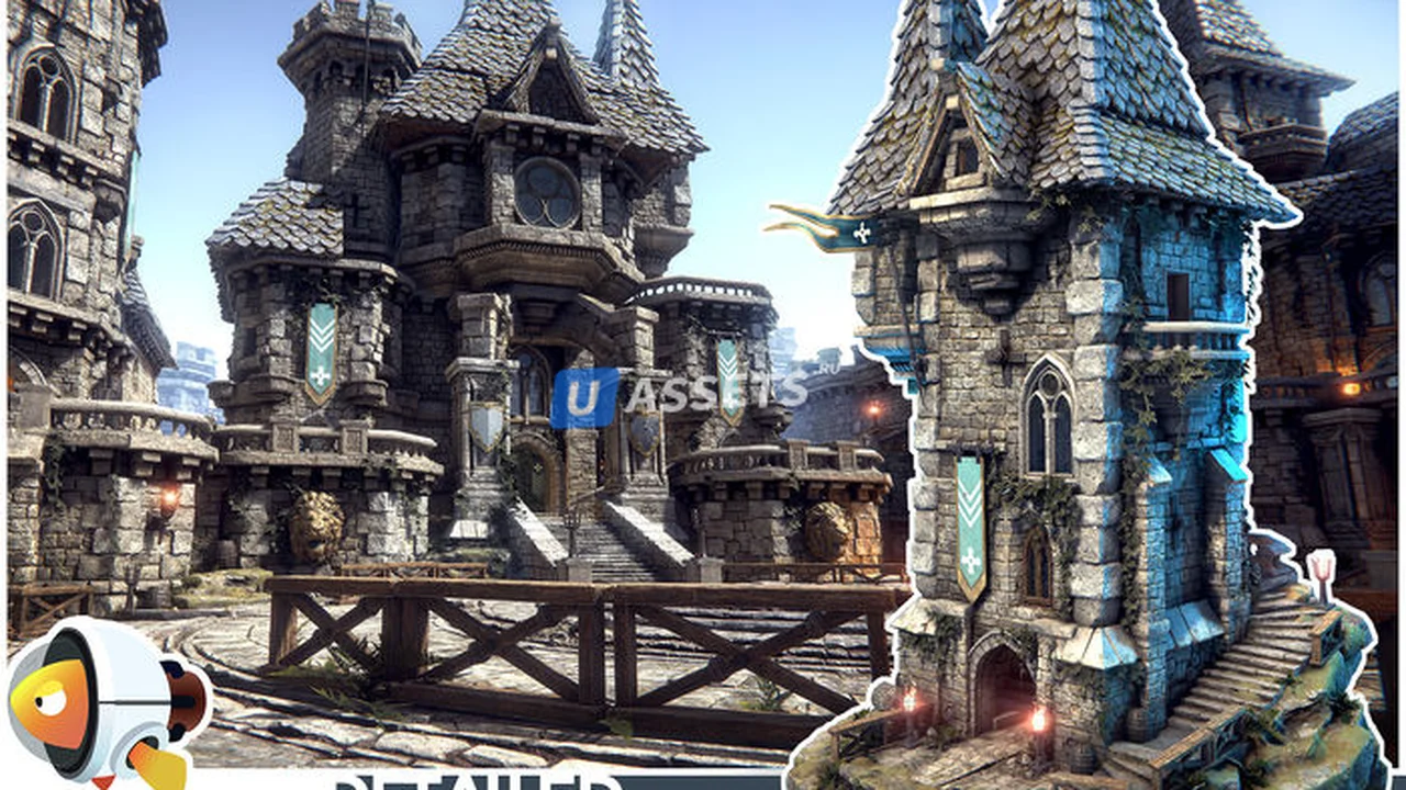 DETAILED - Medieval Castle