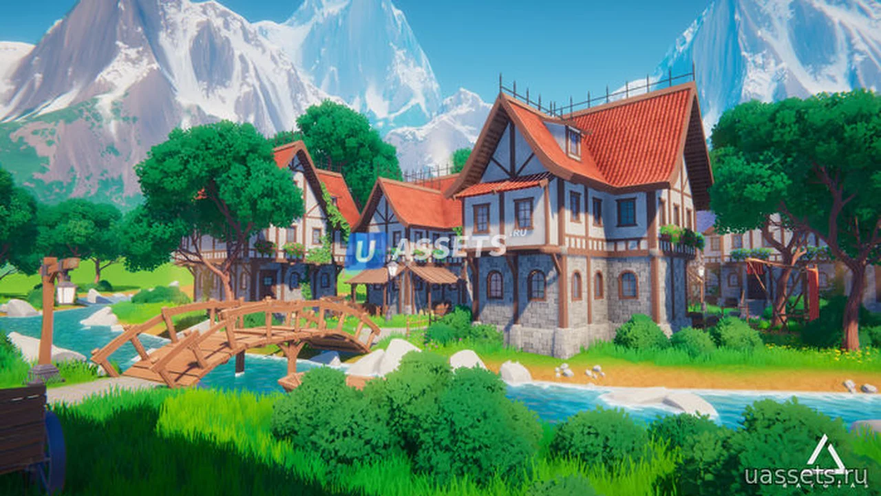 SUNTAIL - Stylized Fantasy Village