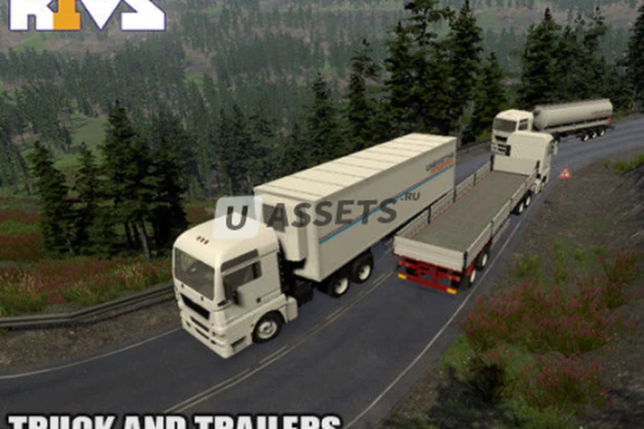 Truck and trailers