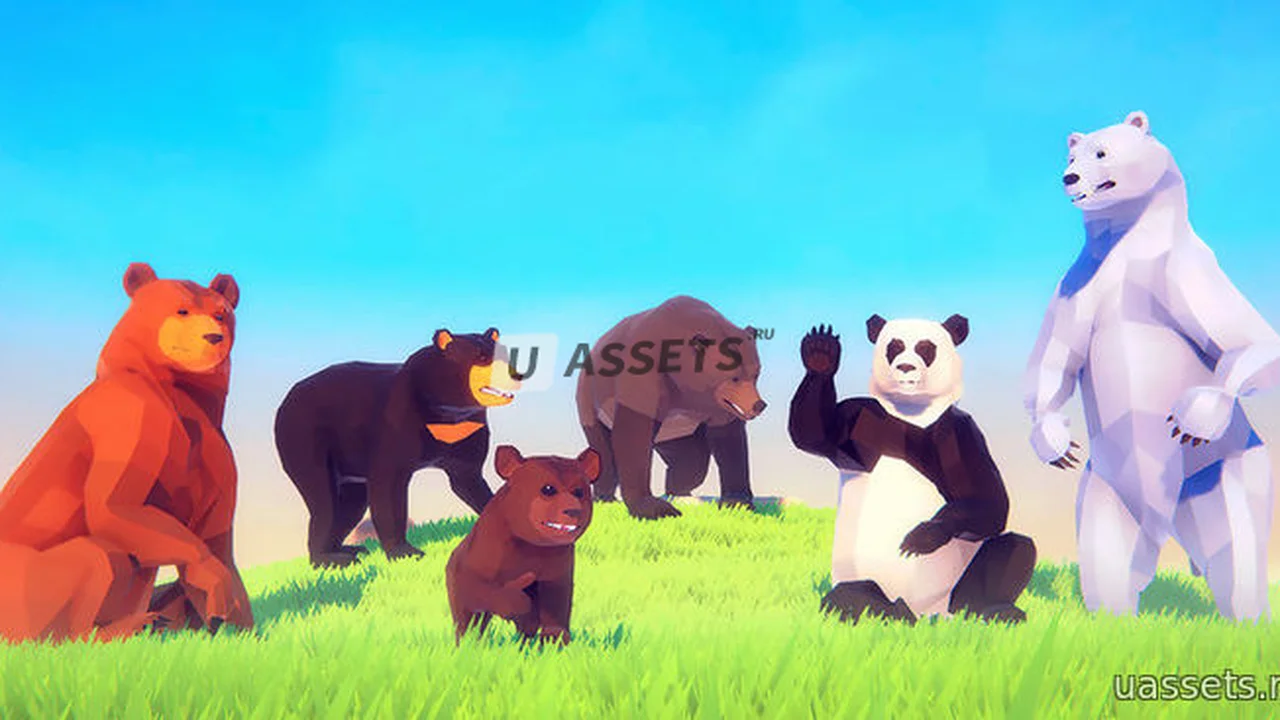 Poly Art Forest Set