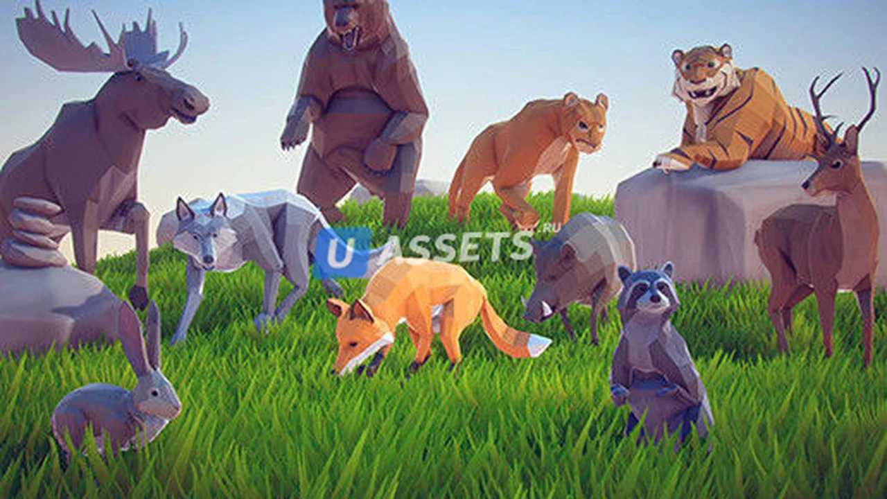 Poly Art Forest Set