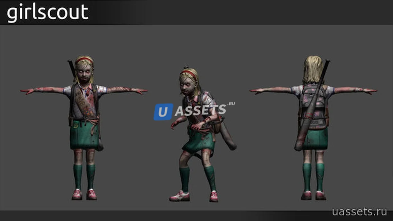 Mixamo Zombie Character Contest Pack