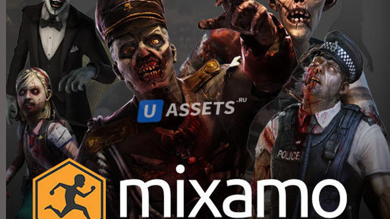 Mixamo Zombie Character Contest Pack
