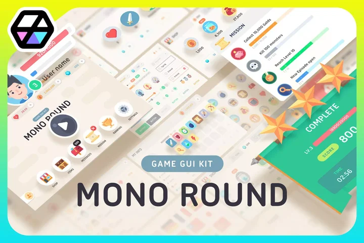 GUI - Mono Round