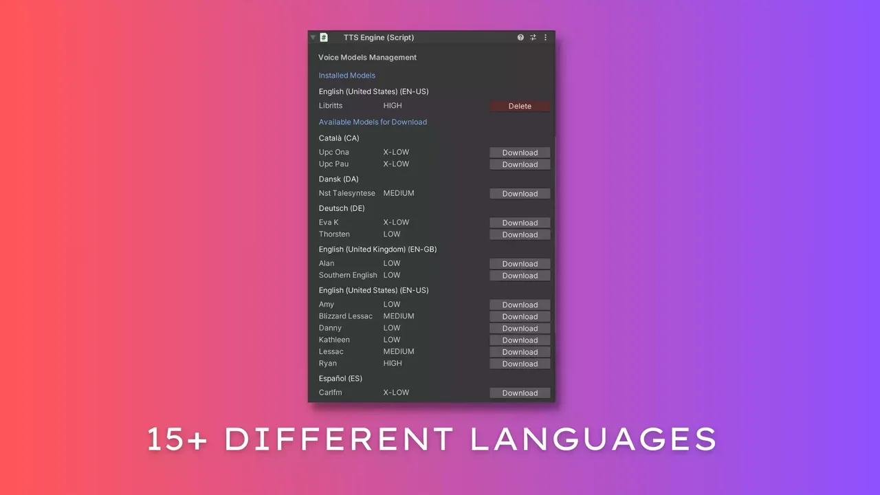 Overtone - Realistic AI Offline Text to Speech (TTS)
