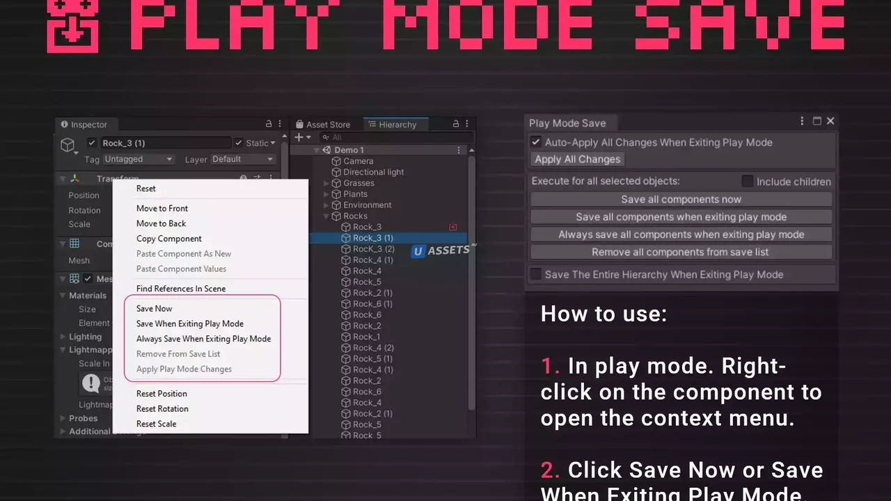 Play Mode Save