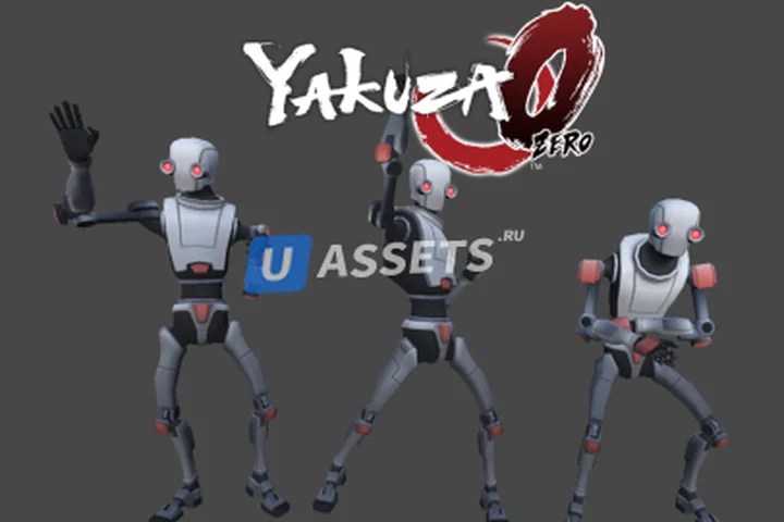 Animations from "Yakuza 0" Unity humanoid