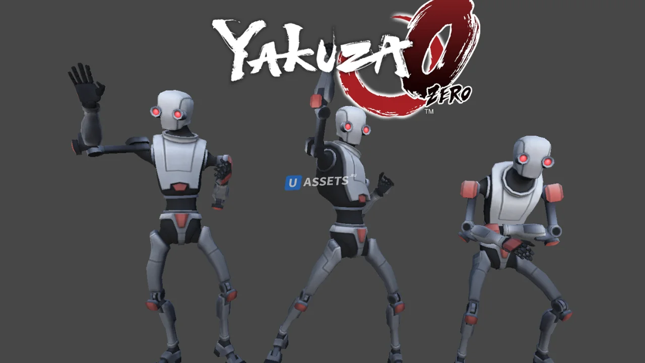 Animations from "Yakuza 0" Unity humanoid
