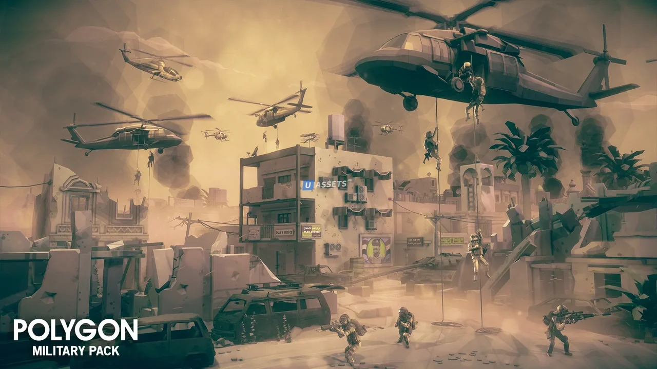 POLYGON Military - Low Poly 3D Art by Synty
