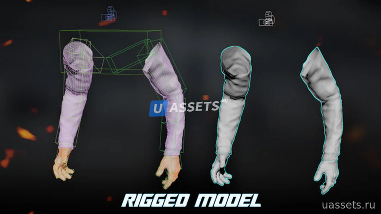 Military FPS Hands: Full gloves