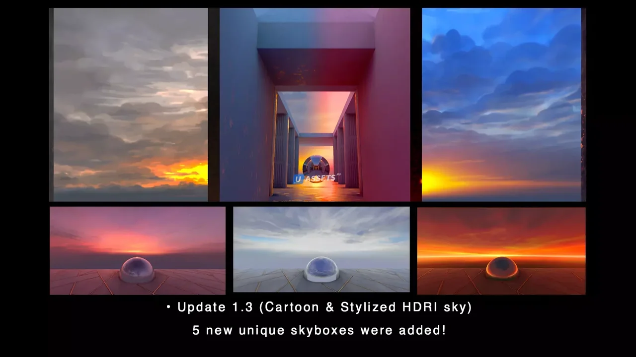 Cartoon & Stylized HDR sky