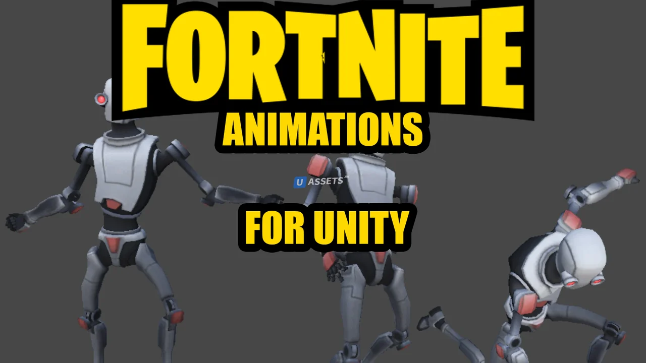 Animations Fortnite For Unity / Анимации Из Фортнайт Для Юнити