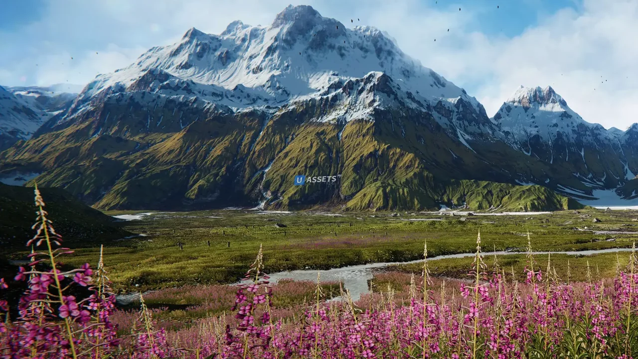 Mountain River Valley Environment