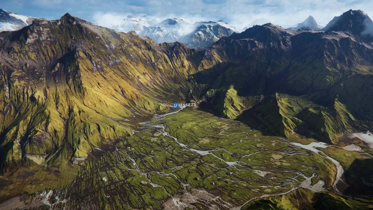 Mountain River Valley Environment
