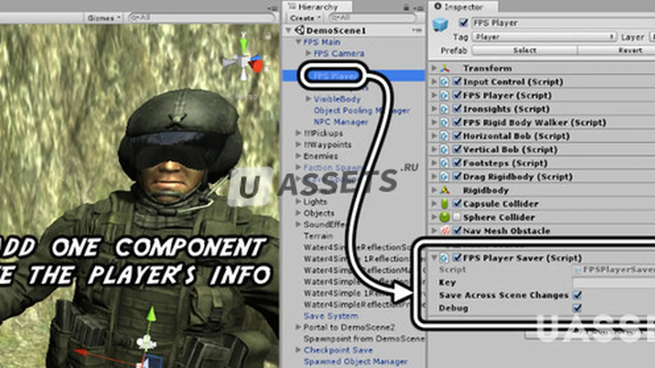Save System for Realistic FPS Prefab