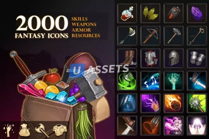 2000 Fantasy Icons