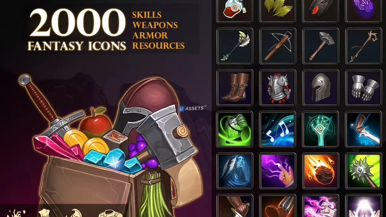 2000 Fantasy Icons