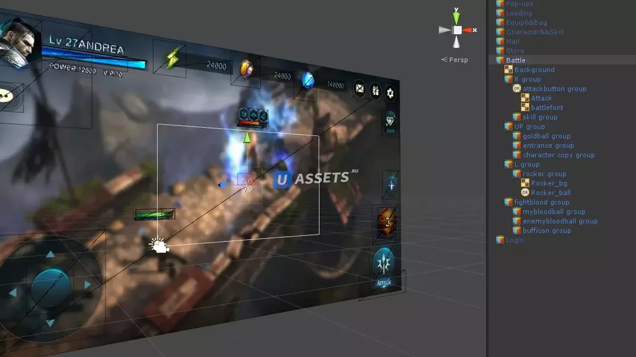 Mobile & Fantasy UI Pro