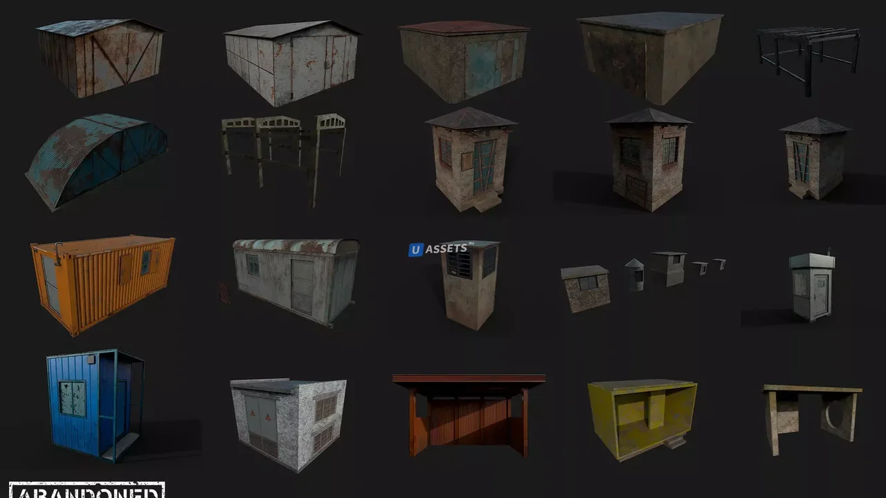 Old Small Buildings Pack