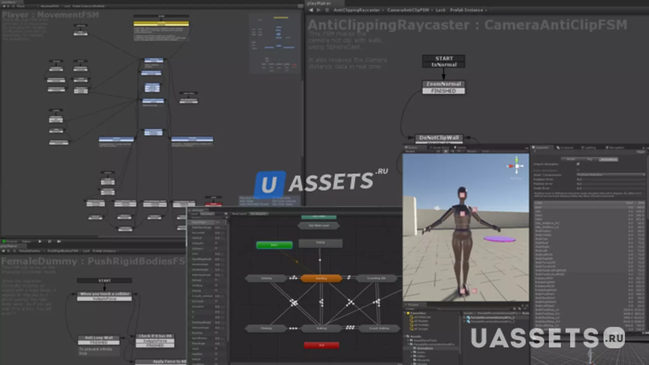Female Movement Animset Pro