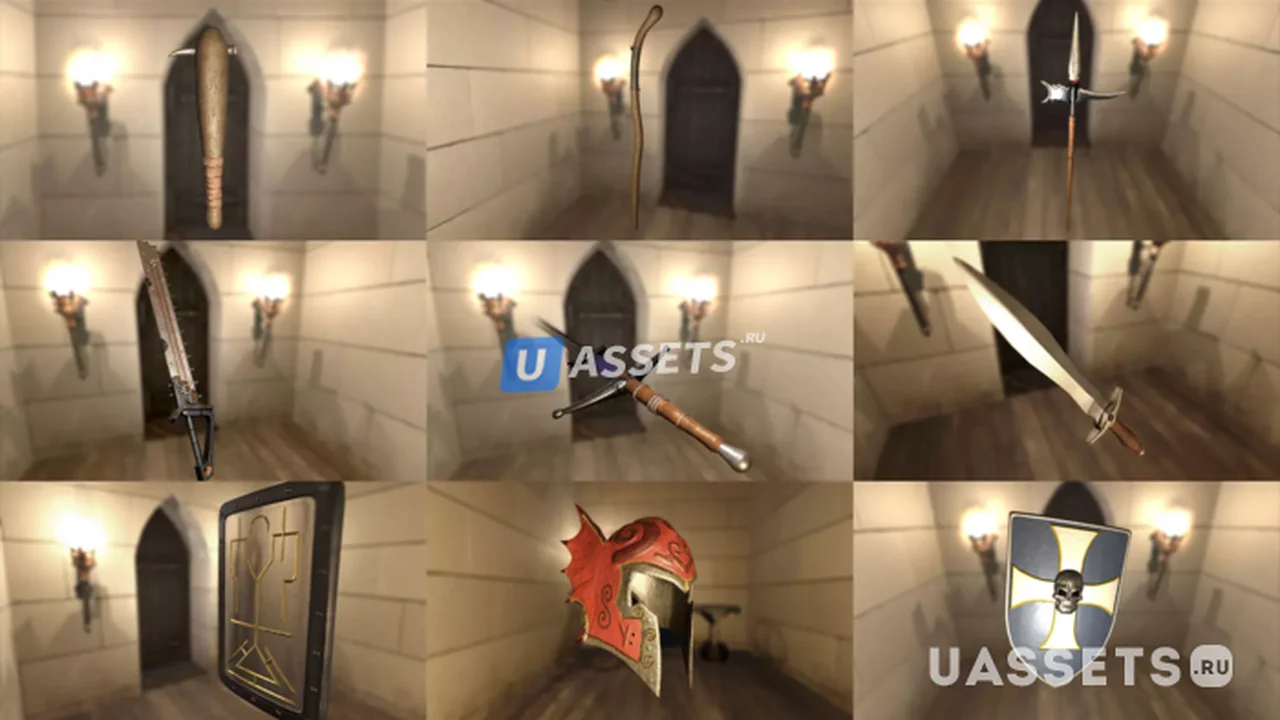 Weapons & Armor PBR Pack 1