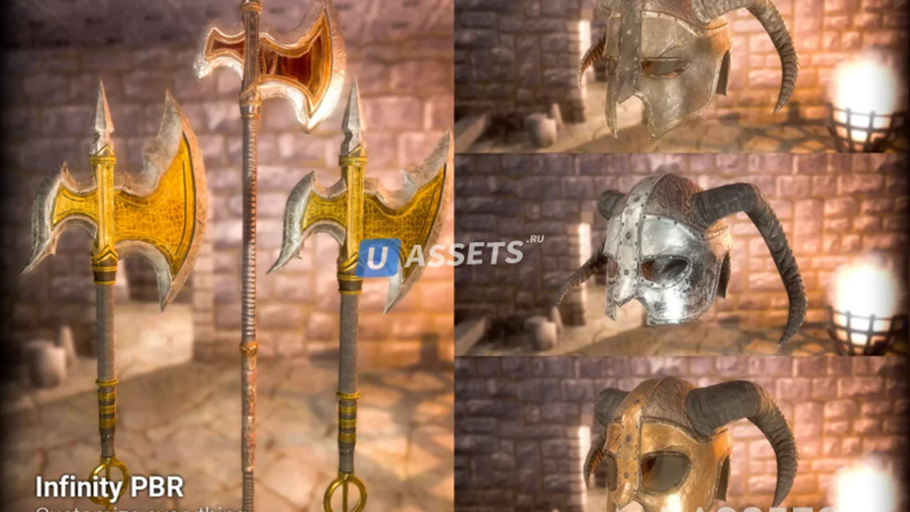 Weapons & Armor PBR Pack 1