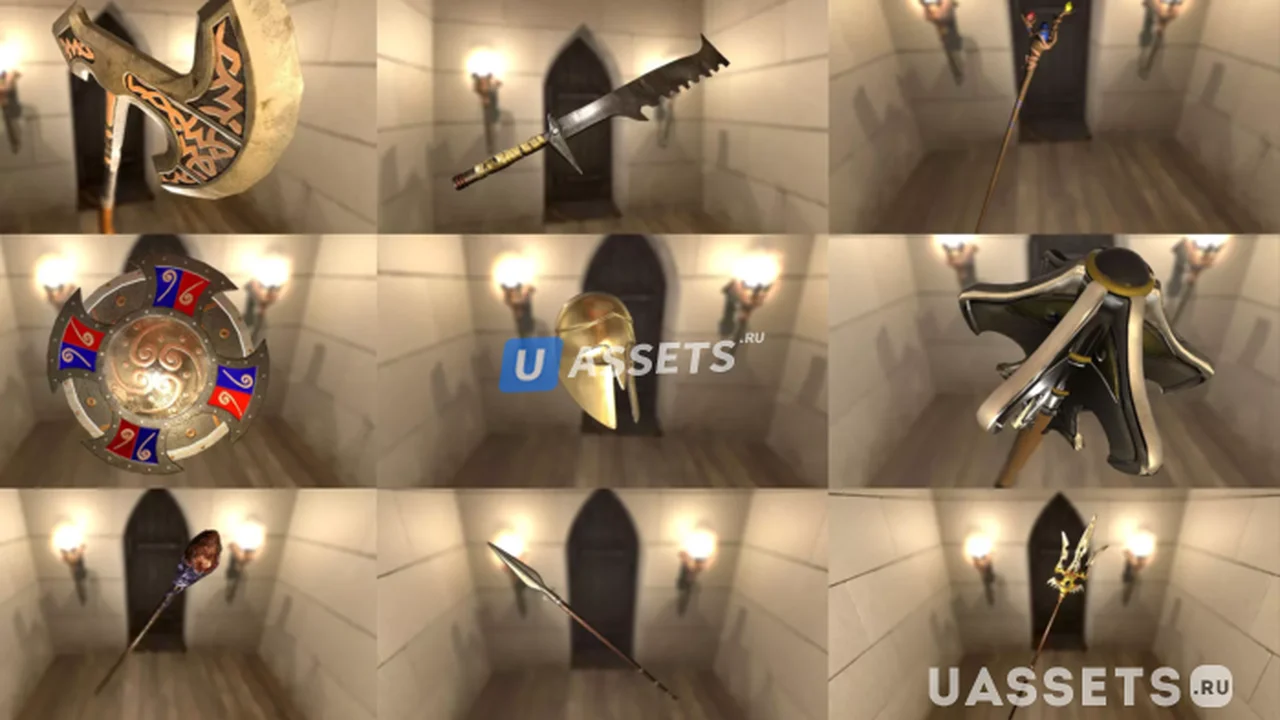 Weapons & Armor PBR Pack 1