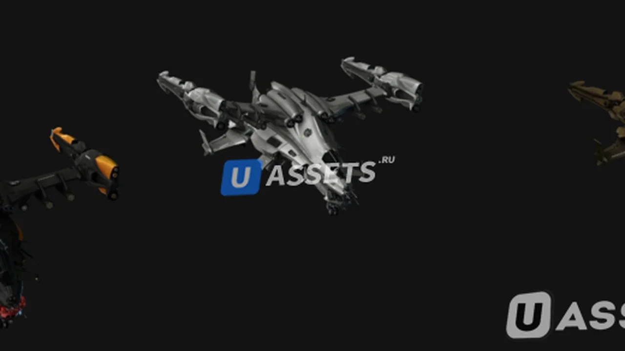Copperhead: Sci-fi Vehicle, Next Gen 3D Model