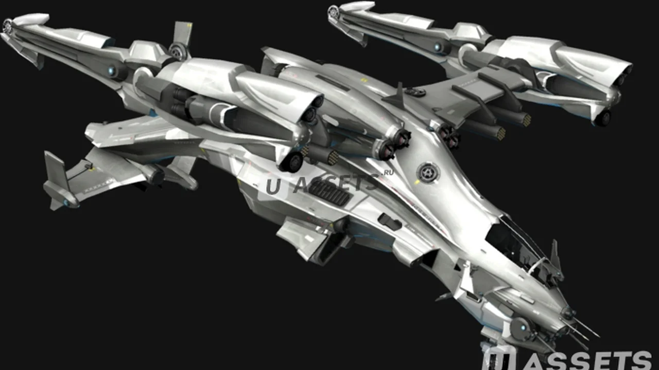 Copperhead: Sci-fi Vehicle, Next Gen 3D Model