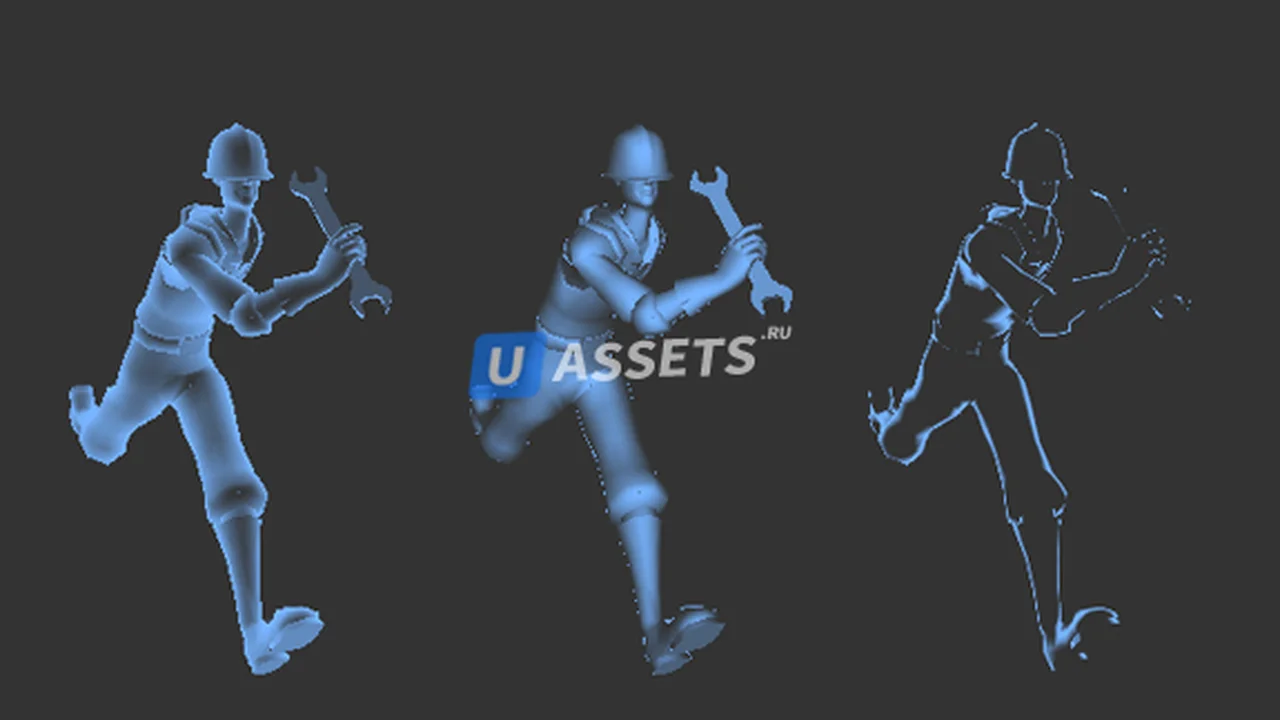 Wall Vision Outline Image Effect