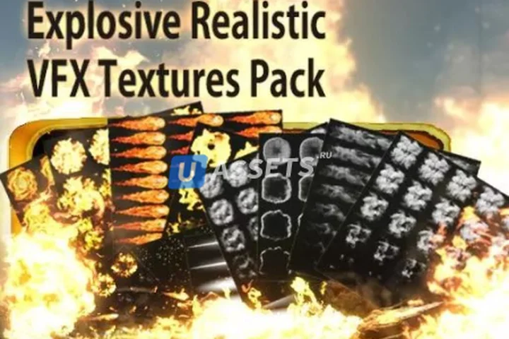 Explosive Realistic VFX Texture Pack