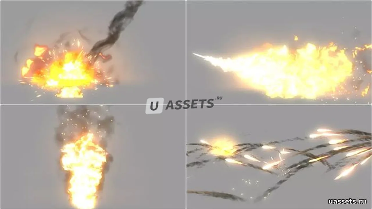 Explosive Realistic VFX Texture Pack
