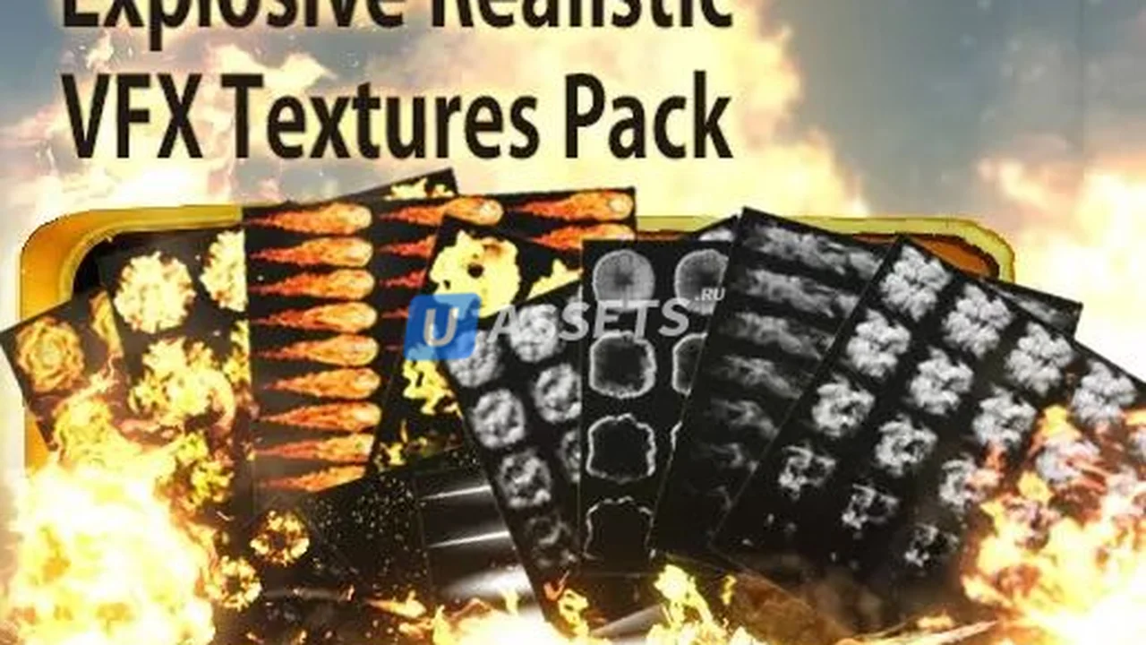 Explosive Realistic VFX Texture Pack