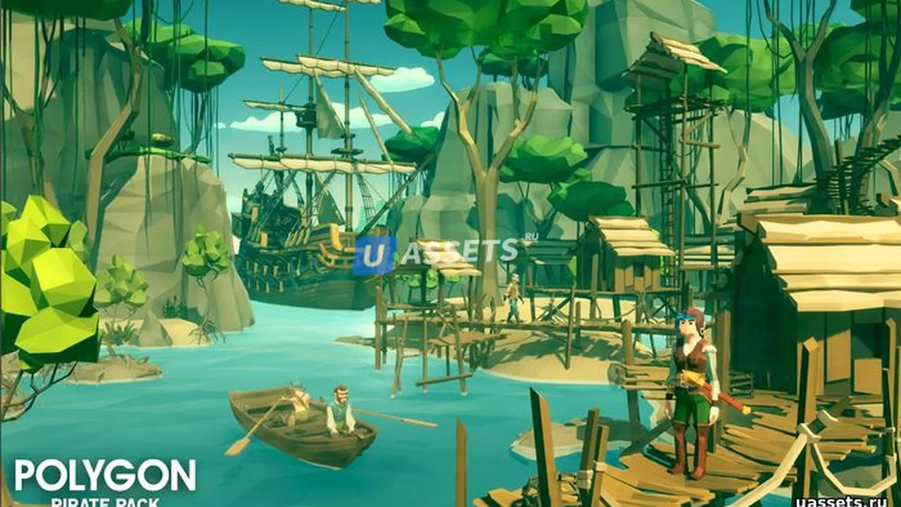 POLYGON Pirates - Low Poly