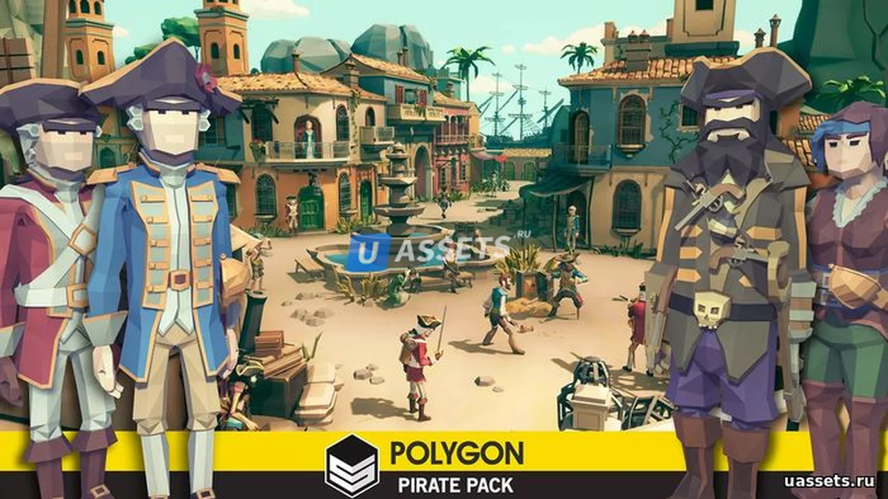 POLYGON Pirates - Low Poly