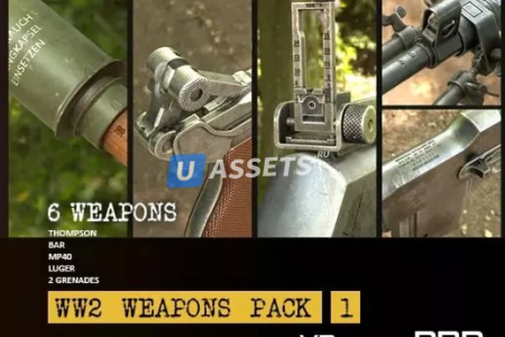 WW2 Weapons Pack 1