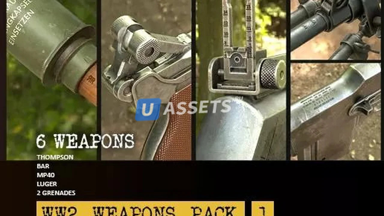WW2 Weapons Pack 1