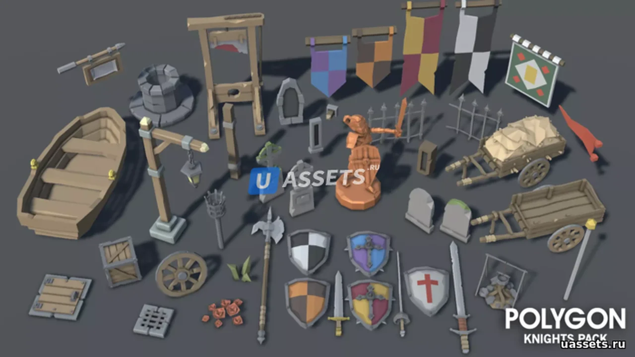 POLYGON Knights - Low Poly 3D Art by Synty