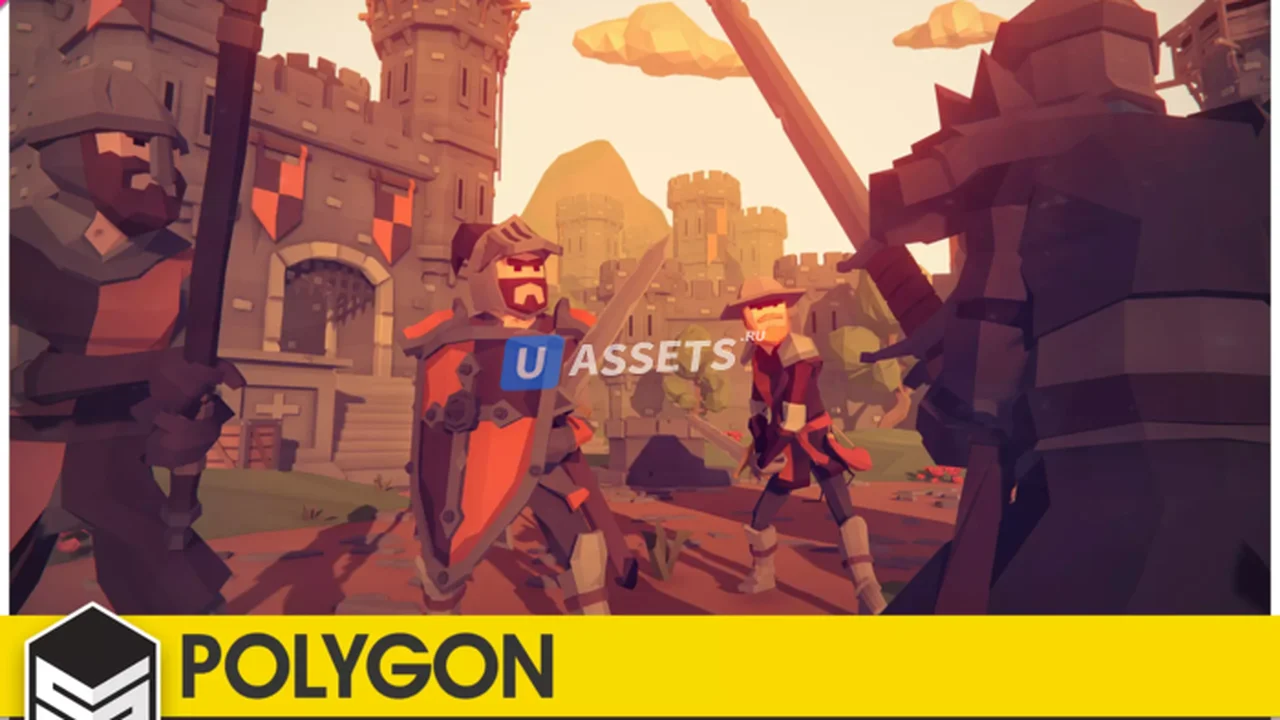 POLYGON Knights - Low Poly 3D Art by Synty