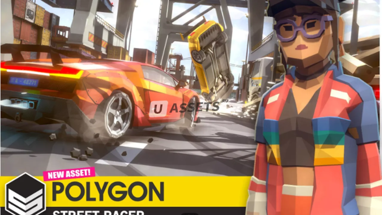 POLYGON - Street Racer - Low Poly 3D Art by Synty